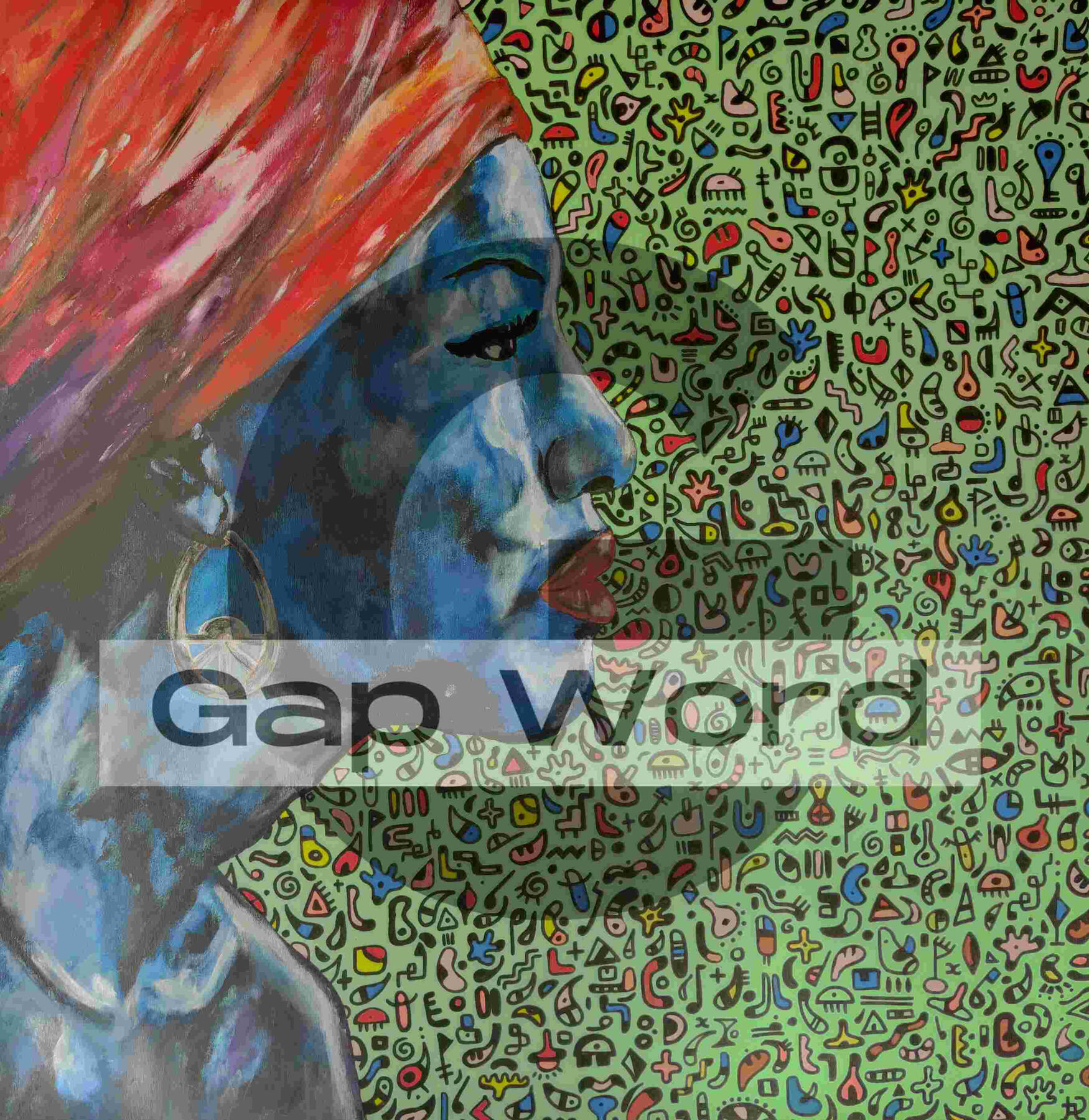 &quot;Overcoming&quot; #, 100cm x 100cm, Acrylic on canvas.